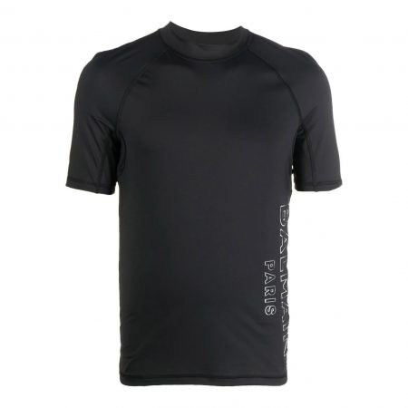 BALMAIN LOGO CREW-NECK T-SHIRT