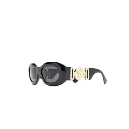 VERSACE EYEWEAR MEDUSA HEAD-DETAIL OVERSIZE-FRAME SUNGLASSES