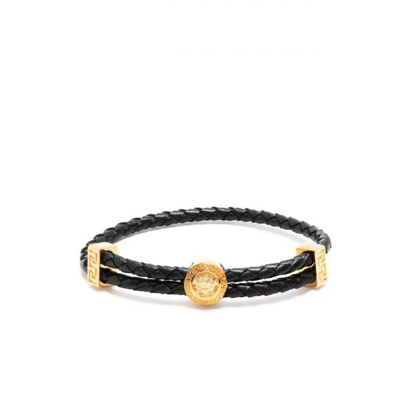 VERSACE MEDUSA WOVEN BRACELET