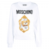 MOSCHINO TEDDY MIRROR CREW-NECK SWEATSHIRT