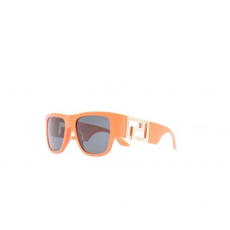 VERSACE EYEWEAR GRECA SQUARE-FRAME SUNGLASSES