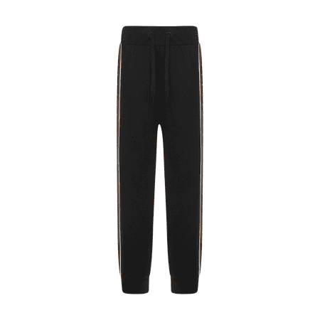 FENDI KIDS BLACK TROUSERS