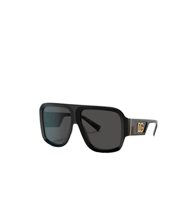 DOLCE&GABBANA MASK SUNGLASSES DG LOGO