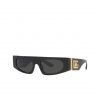 DOLCE&GABBANA MASK SUNGLASSES DG LOGO