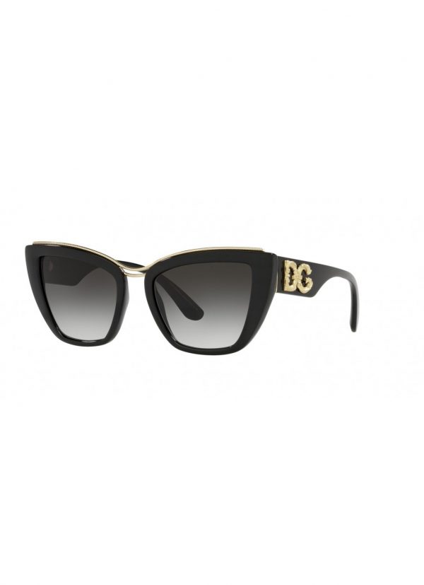 DOLCE&GABBANA MASK SUNGLASSES DG LOGO