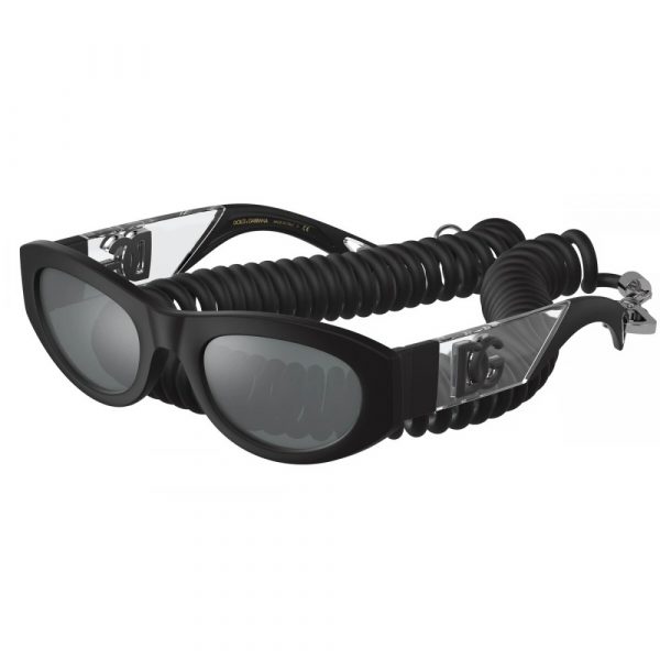 DOLCE&GABBANA MASK SUNGLASSES DG LOGO