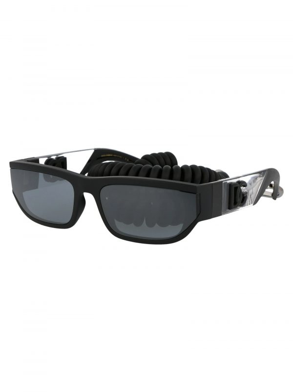 DOLCE&GABBANA MASK SUNGLASSES DG LOGO