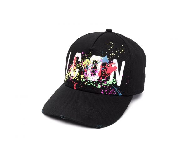 DSQUARED2 ICON SPLATTER CAP