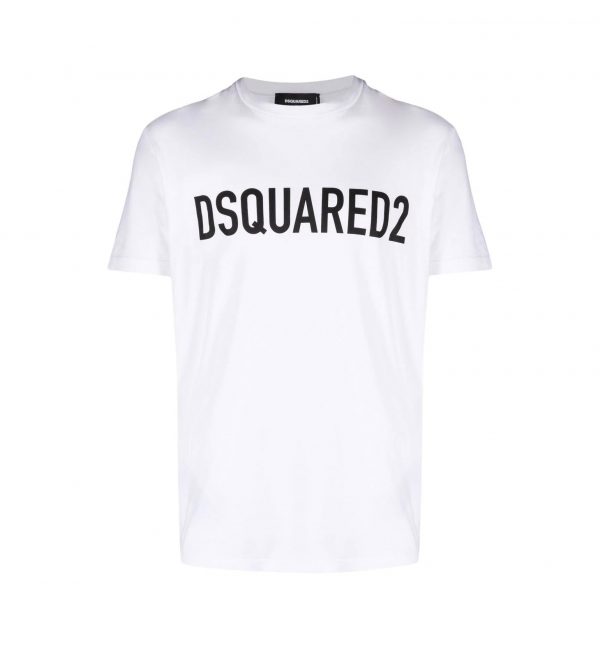 DSQUARED2 LOGO-PRINT CREW-NECK T-SHIRT