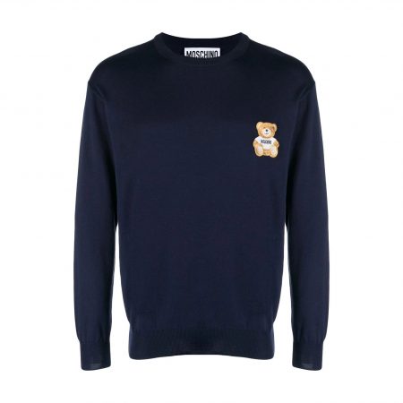 MOSCHINO-COTTON-TEDDY-BEAR-PATCH-JUMPER-ITEM-19415736