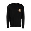 MOSCHINO COTTON TEDDY-BEAR PATCH JUMPER