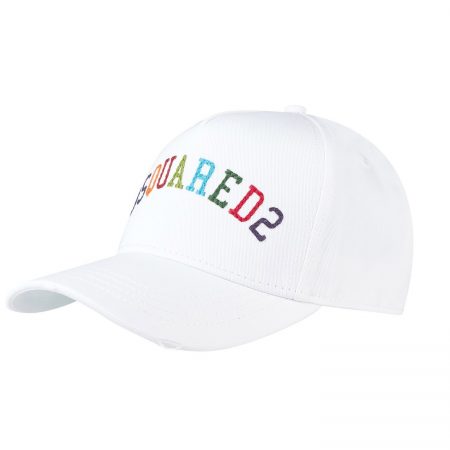 DSQUARED2 EMBROIDERED MULTI-COLOURED CAP