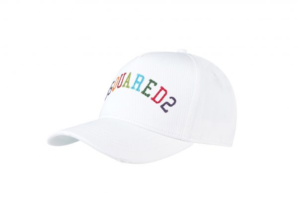 DSQUARED2 EMBROIDERED MULTI-COLOURED CAP