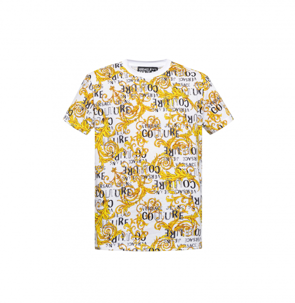 VERSACE JEANS COUTURE PATTERNED T-SHIRT