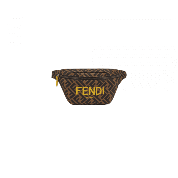 FENDI NYLON ROMA LOGO BELT BAG