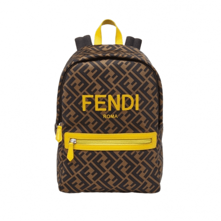 FENDI WITH FENDI ROMA PRINT BACKPACK