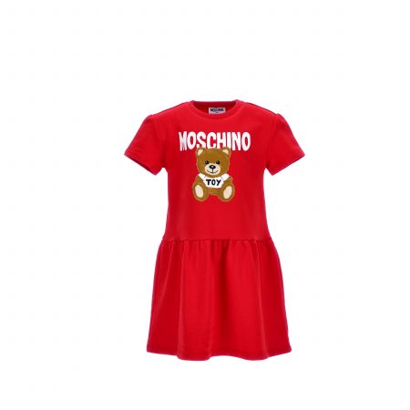 MOSCHINO KIDS TEDDY TOY PRINT DRESS