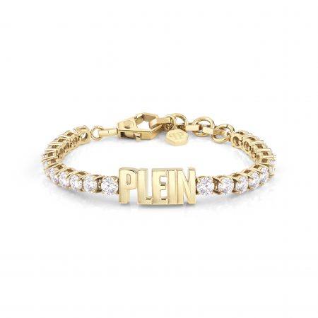 PHILIPP PLEIN GOLD WITH LOGO BRACELET