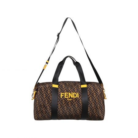 FENDI FF-LOGO PRINT HANDBAG