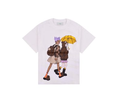 FENDI KIDS PRINT T-SHIRT