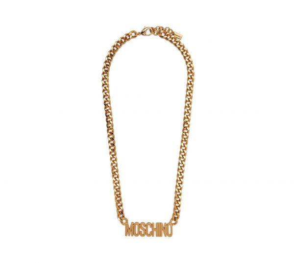 MOSCHINO LOGO LETTERING NECKLACE
