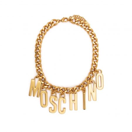 MOSCHINO LOGO LETTERING NECKLACE