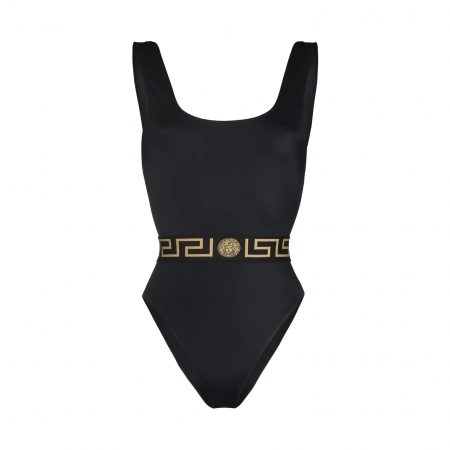 VERSACE GRECA-PRINT SWIMSUIT