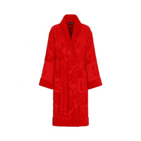 DOLCE & GABBANA LONG SLEEVE BATHROBE