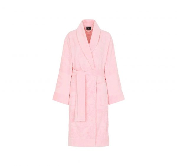 DOLCE & GABBANA LONG SLEEVE BATHROBE