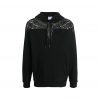 MARCELO BURLON COUNTY OF MILAN LOGO-PRINT PULLOVER HOODIE