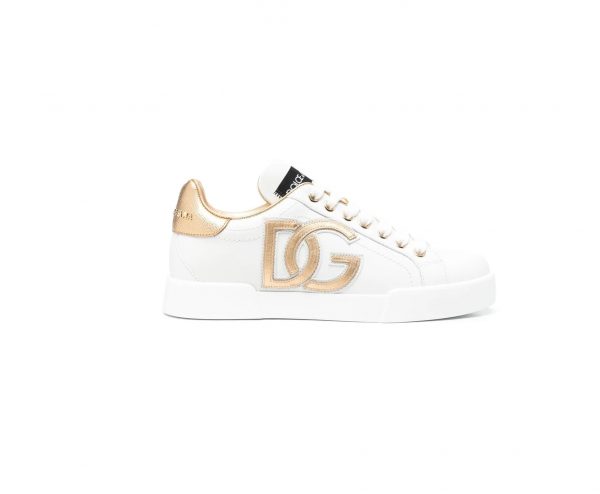 DOLCE & GABBANA DG-EMBELLISHED LOW-TOP SNEAKERS