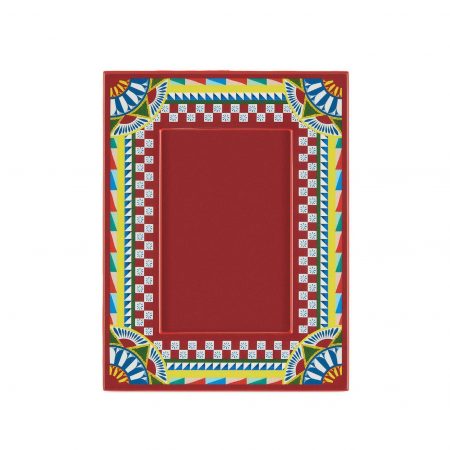 DOLCE & GABBANA MONOGRAM-PRINT PHOTO FRAME