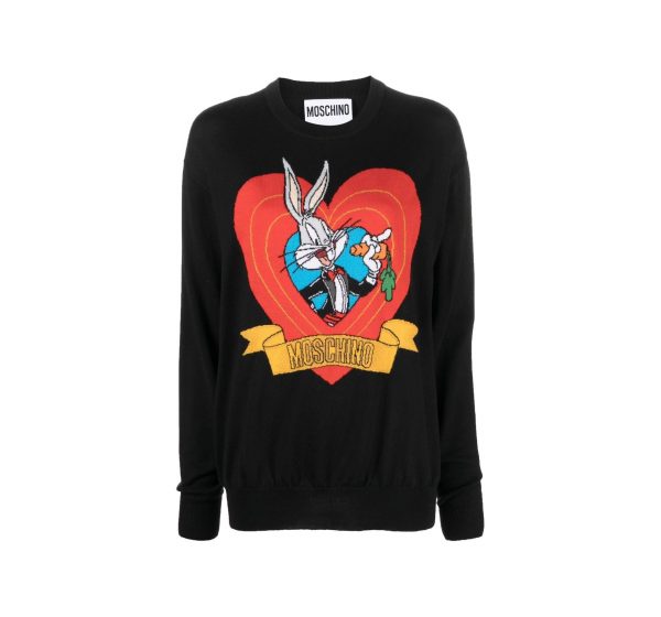 MOSCHINO BUGS BUNNY INTARSIA-KNIT JUMPER