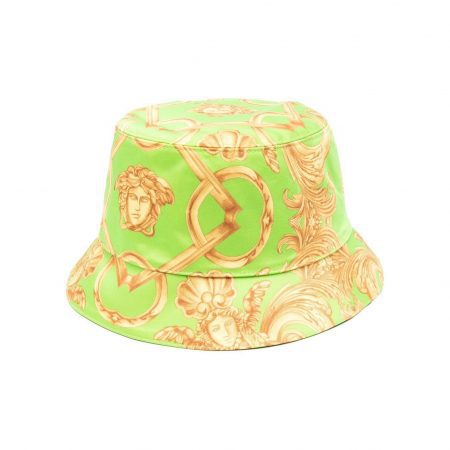 VERSACE BAROCCO-PRINT BUCKET HAT