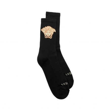 VERSACE MEDUSA HEAD-MOTIF SOCKS