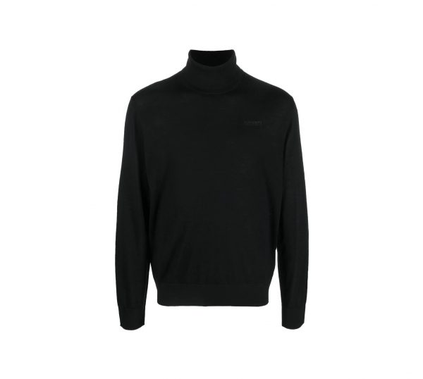 DSQUARED2 EMBROIDERED-LOGO ROLL-NECK JUMPER