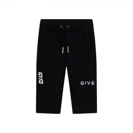 GIVENCHY KIDS LOGO-PRINT TRACK PANTS