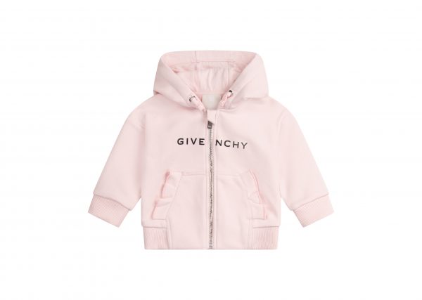 GIVENCHY KIDS EMBROIDERED-LOGO DRESS