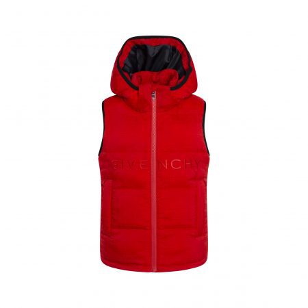 GIVENCHY KIDS LOGO PUFFER GILET