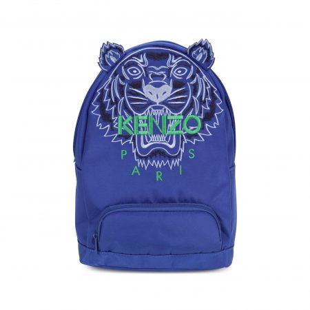 KENZO KIDS TIGER EMBROIDERED BACKPACK