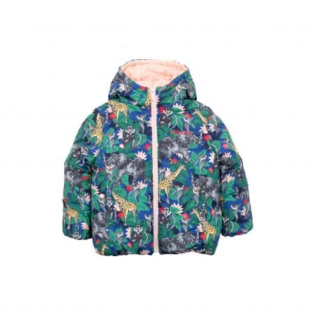 KENZO KIDS LOGO-PRINT PUFFER JACKET