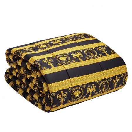 VERSACE BAROCCO-PRINT PADDED BLANKET