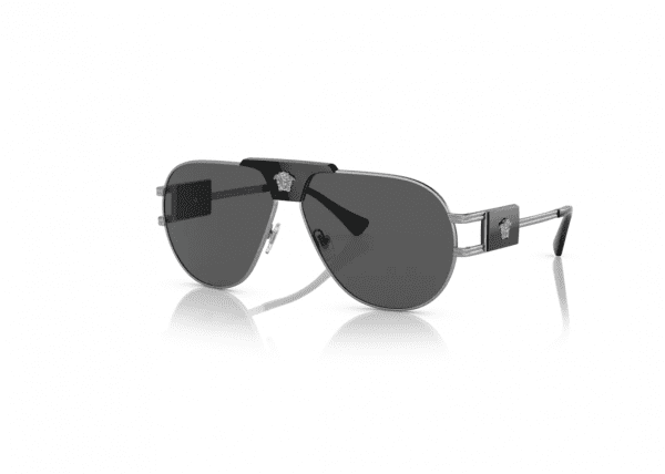 VERSACE EYEWEAR MEDUSA HEAD AVIATOR SUNGLASSES