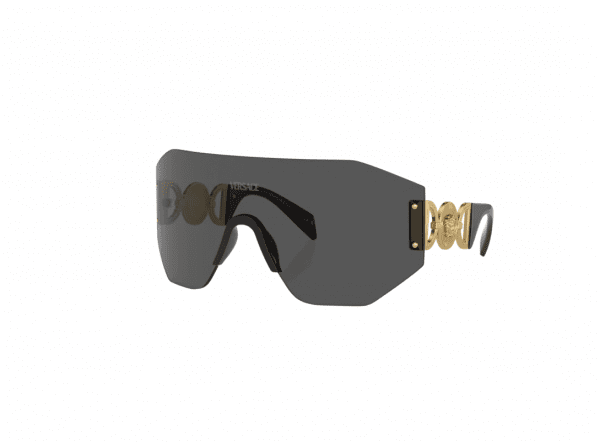 VERSACE EYEWEAR MEDUSA PILOT-FRAME SUNGLASSES