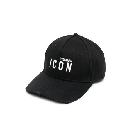 DSQUARED2 LOGO-PRINT SIX-PANEL CAP