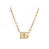 DOLCE & GABBANA LOGO-PLAQUE CHAIN-LINK NECKLACE