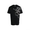 PHILIPP PLEIN EMBELLISHED SNAKE-PRINT T-SHIRT