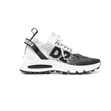 DSQUARED2 KNITTED-UPPER LOW-TOP SNEAKERS