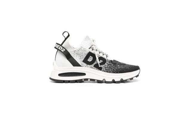 DSQUARED2 KNITTED-UPPER LOW-TOP SNEAKERS