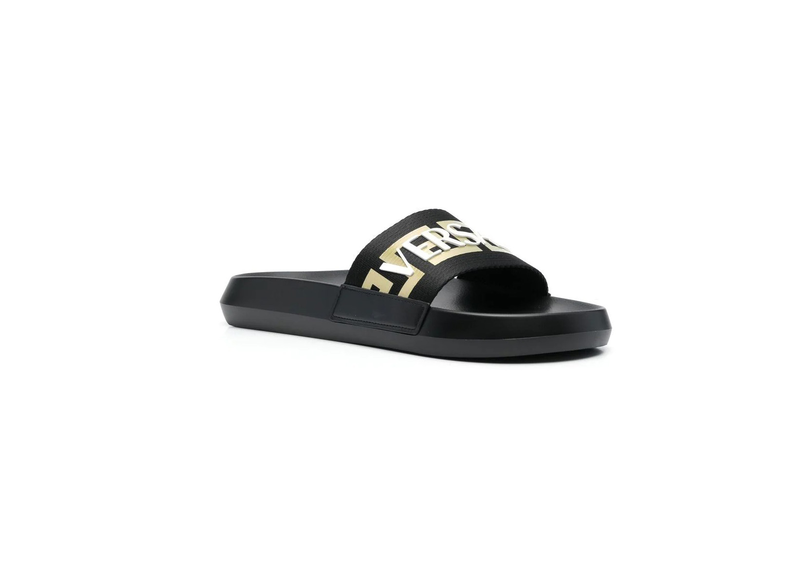 Black versace slides clearance